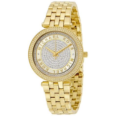 michael kors uhren mk3445 mk3446|Michael Kors Mini Darci Gold Crystal Pave Dial Ladies Watch .